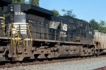 NS 9441 trails on a westbound empty coal train 